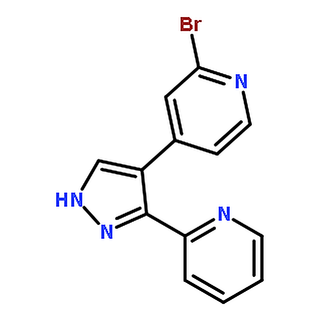RHAWN 2-Bromo-4-(3-(pyridin-2-yl)-1H-pyrazol-4-yl)pyridine