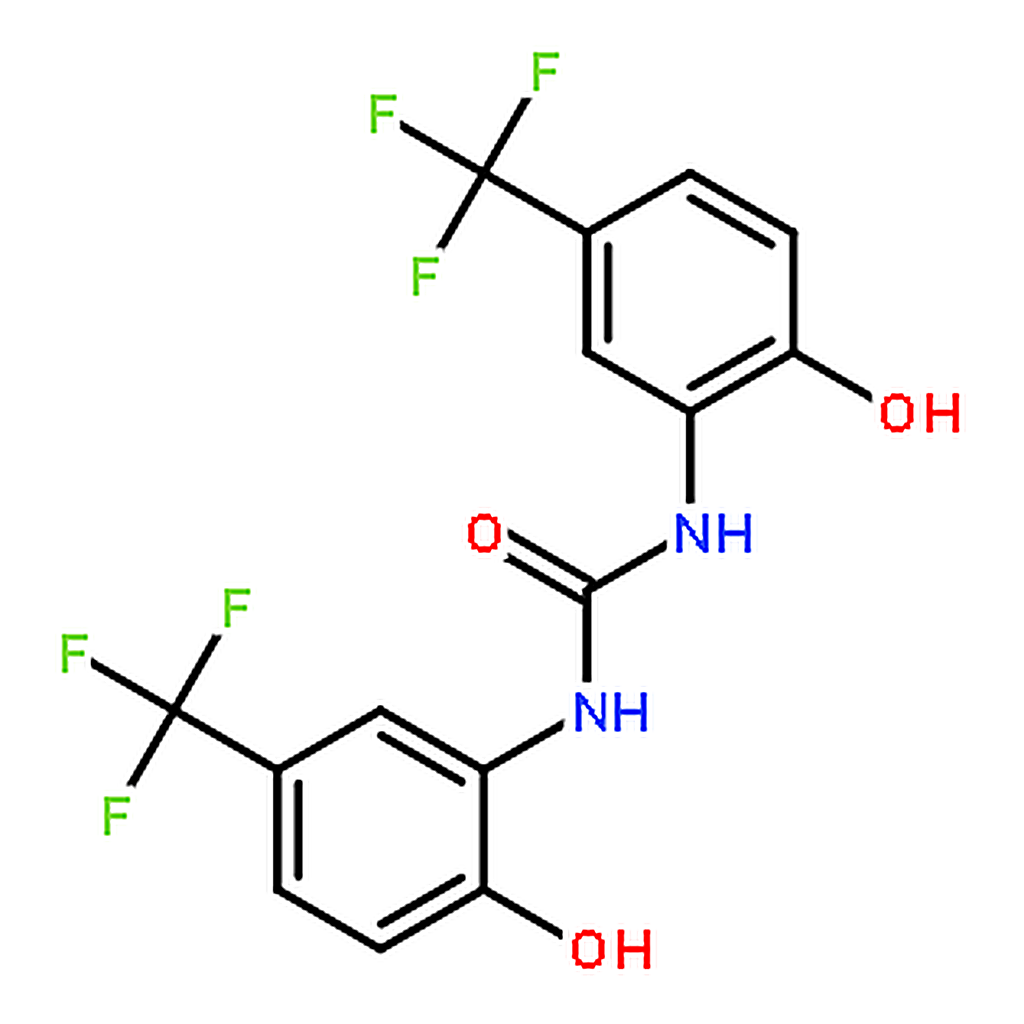 RHAWN 1,3-bis(2-hydroxy-5-(trifluoromethyl)phenyl)urea