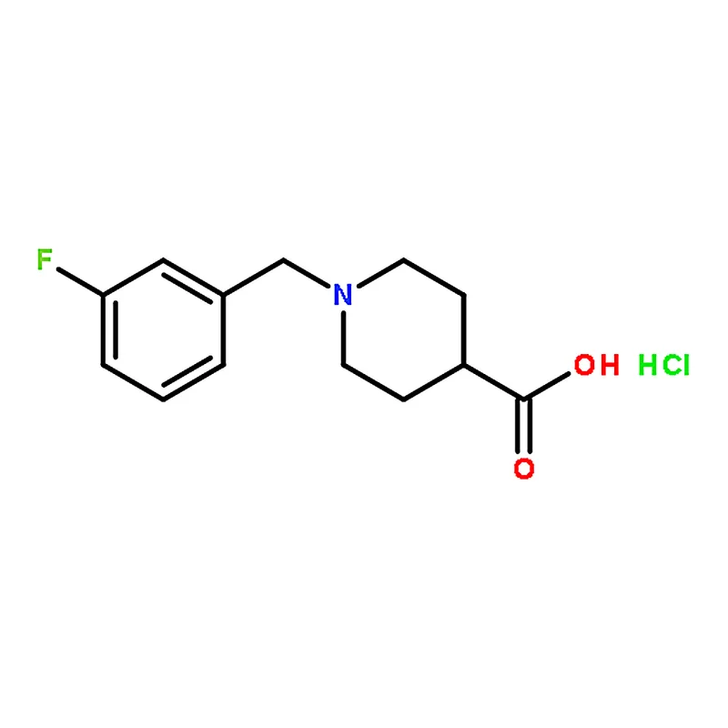 RHAWN 1-(3-Fluorobenzyl)piperidine-4-carboxylic acid hydrochloride