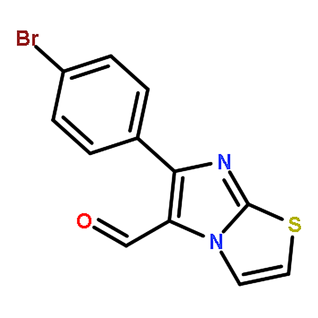 RHAWN 6-(4-Bromophenyl)imidazo[2,1-b]thiazole-5-carbaldehyde