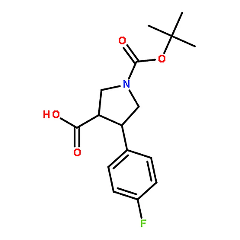 RHAWN (3R,4R)-1-(Tert-Butoxycarbonyl)-4-(4-Fluorophenyl)Pyrrolidine-3-Carboxylic Acid