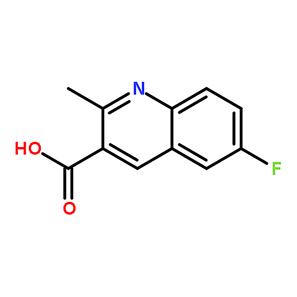 RHAWN 6-Fluoro-2-methylquinoline-3-carboxylic acid