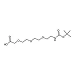 RHAWN 2,2-Dimethyl-4-oxo-3,8,11,14-tetraoxa-5-azahexadecan-16-oic acid