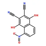 RHAWN 2,3-Dicyano-1,4-dihydroxy-5-nitronaphthalene