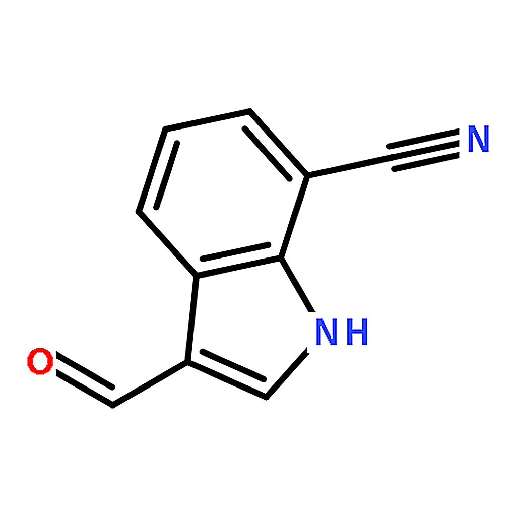 RHAWN 3-Formyl-1H-indole-7-carbonitrile