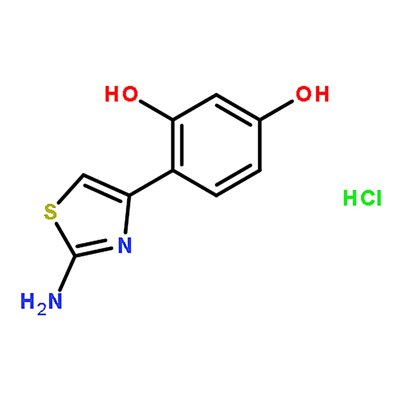RHAWN 4-(2-Aminothiazol-4-yl)benzene-1,3-diol hydrochloride