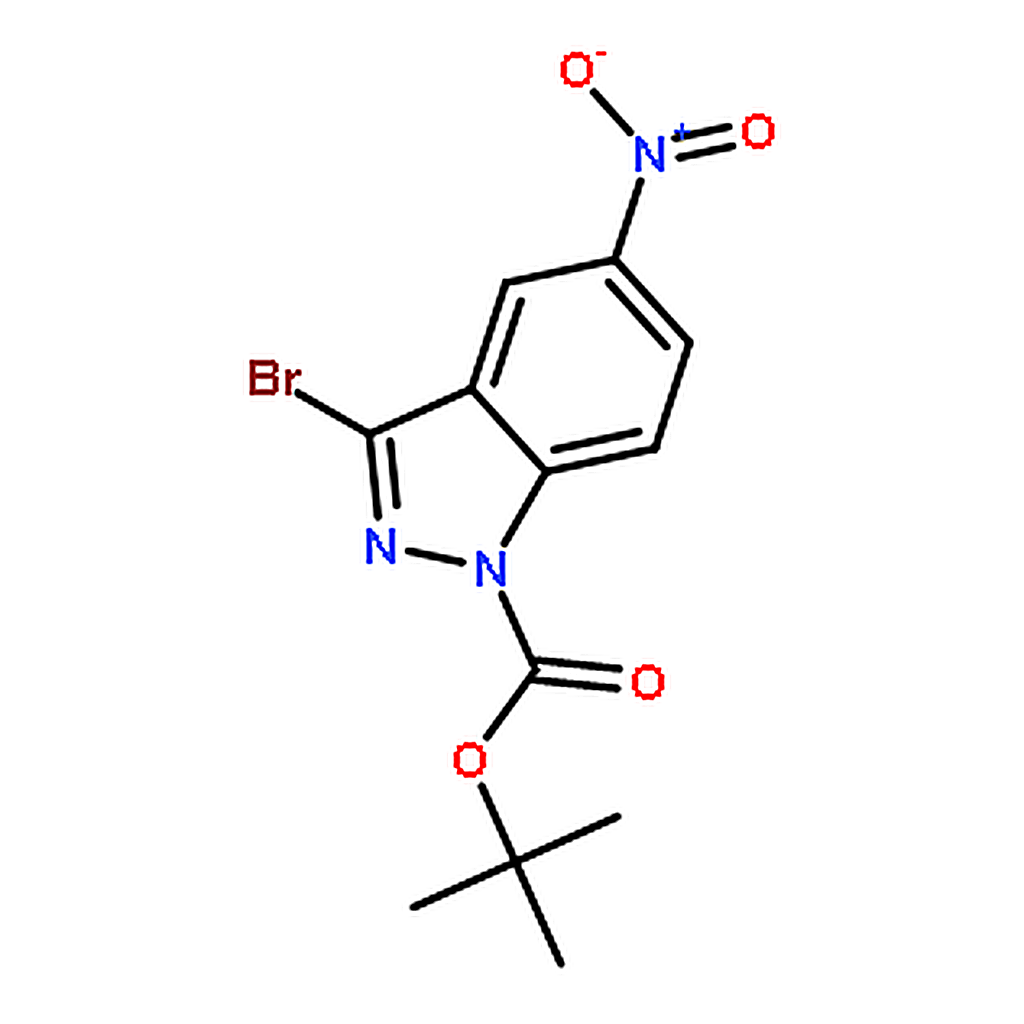 RHAWN 1-Boc-3-bromo-5-nitro-1H-indazole