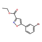 RHAWN 5-(3-BROMOPHENYL)-3-ISOXAZOLECARBOXYLIC ACID ETHYL ESTER