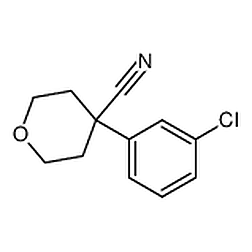 RHAWN 4-(3-chlorophenyl)tetrahydro-2H-pyran-4-carbonitrile