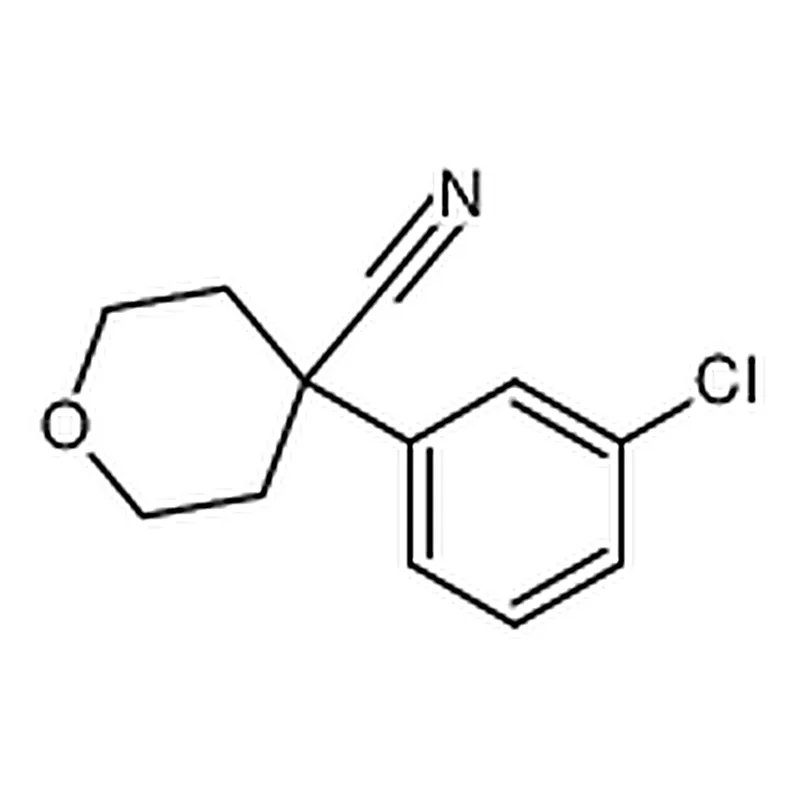 RHAWN 4-(3-chlorophenyl)tetrahydro-2H-pyran-4-carbonitrile