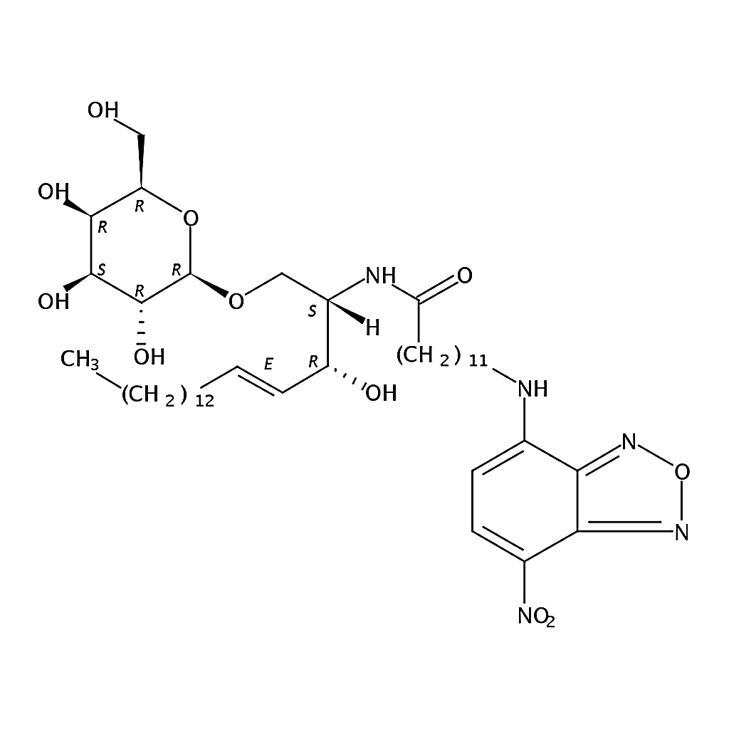 RHAWN N-[12-[(7-nitro-2-1,3-benzoxadiazol-4-yl)amino]dodecanoyl]-D-galactosyl-?1-1'-sphingosine