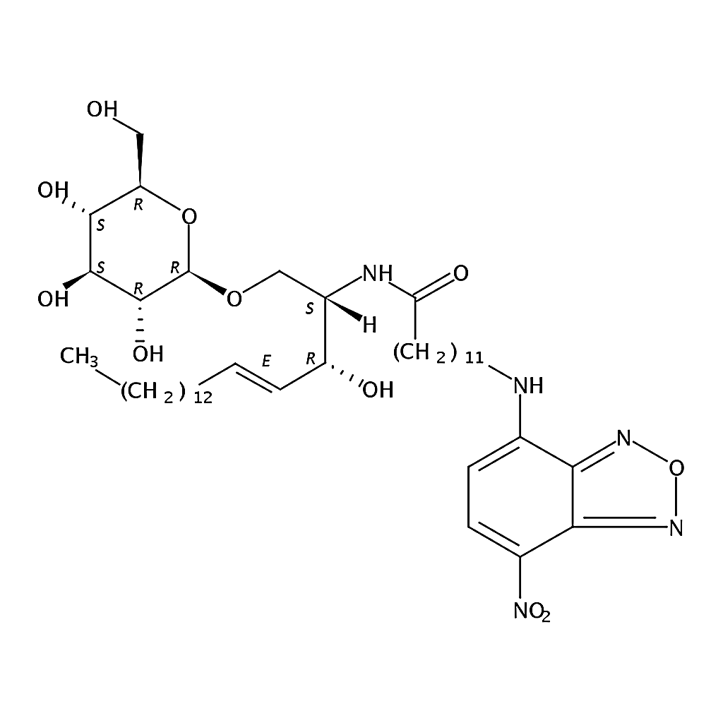 RHAWN N-[12-[(7-nitro-2-1,3-benzoxadiazol-4-yl)amino]dodecanoyl]-D-glucosyl-?1-1'-sphingosine