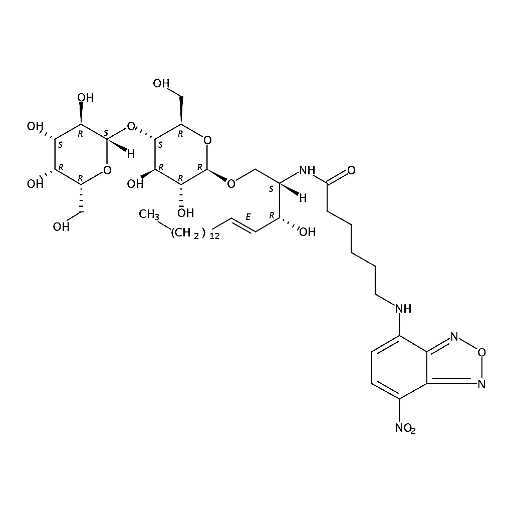 RHAWN N-[6-[(7-nitro-2-1,3-benzoxadiazol-4-yl)amino]hexanoyl]-D-lactosyl-?1-1'-sphingosine