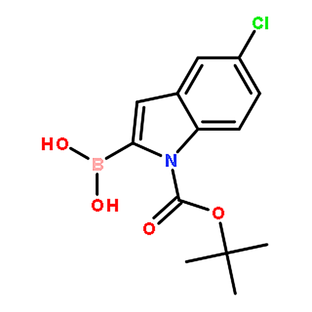 RHAWN (1-(tert-Butoxycarbonyl)-5-chloro-1H-indol-2-yl)boronic acid