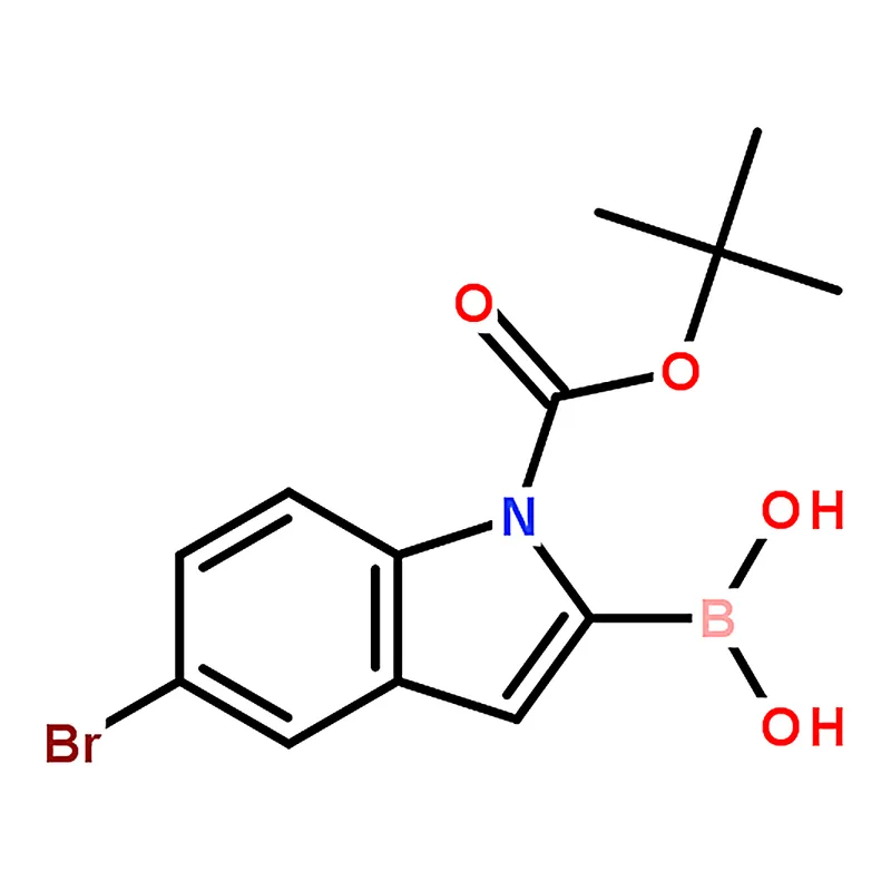 RHAWN (N-Boc-5-bromo-2-indolyl)boronic acid