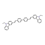 RHAWN 4,4'-Bis(2-(9-ethyl-9H-carbazol-3-yl)vinyl)-1,1'-biphenyl