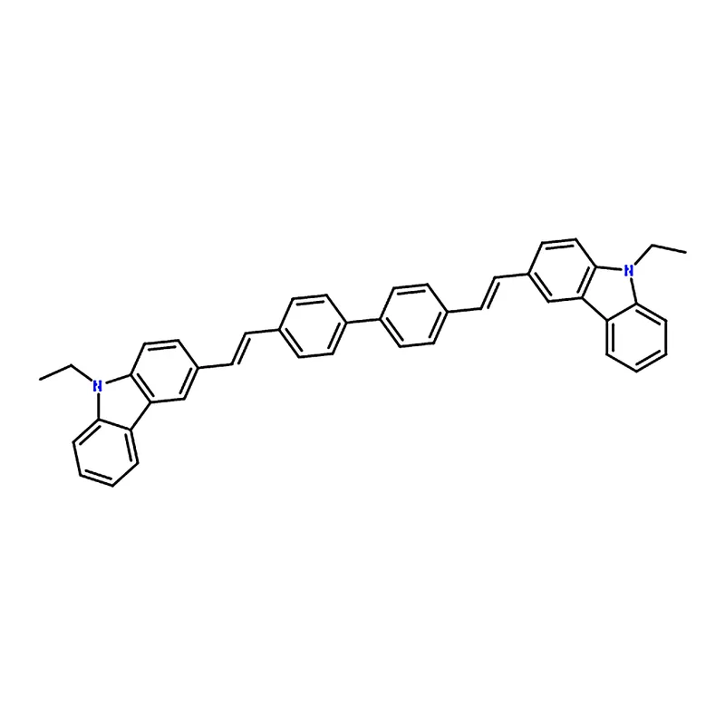 RHAWN 4,4'-Bis(2-(9-ethyl-9H-carbazol-3-yl)vinyl)-1,1'-biphenyl