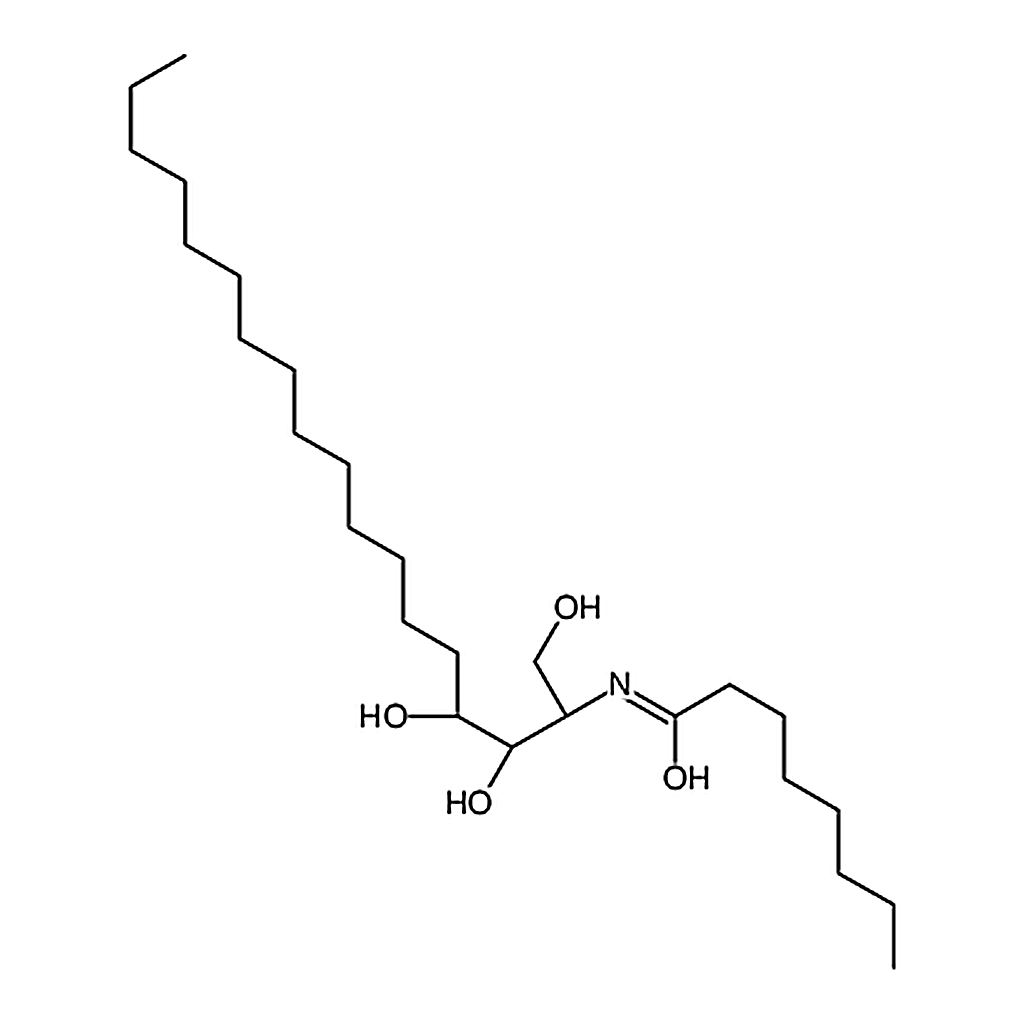 RHAWN N-octanoyl 4-hydroxysphinganine (Saccharomyces Cerevisiae)