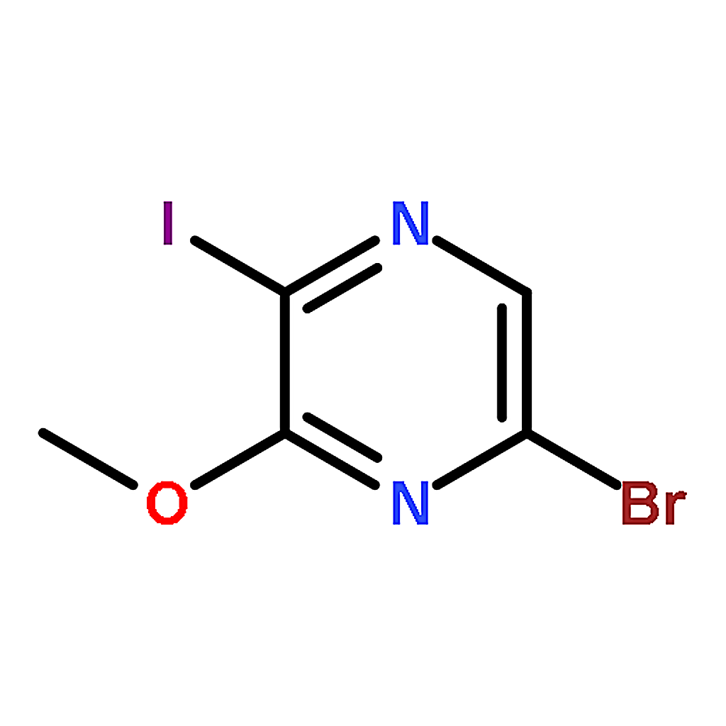 RHAWN 5-Bromo-2-iodo-3-methoxypyrazine