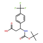 RHAWN 3-((tert-Butoxycarbonyl)amino)-3-(4-(trifluoromethyl)phenyl)propanoic acid