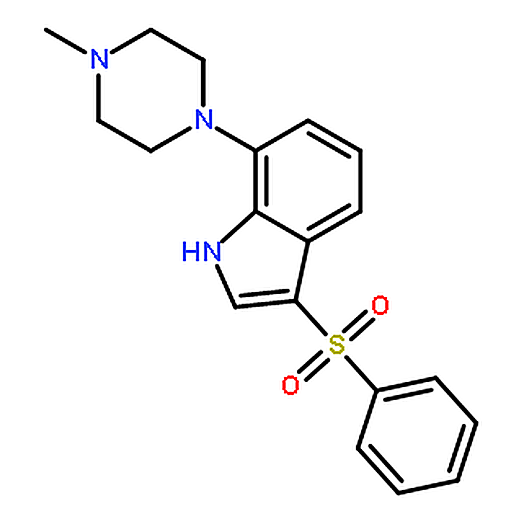RHAWN 3-benzenesulfonyl-7-(4-methyl-piperazin-1-yl)-1H-indole