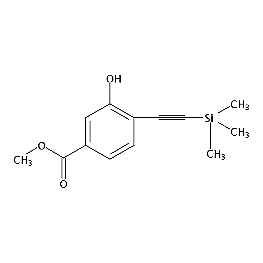 RHAWN Methyl 3-hydroxy-4-((trimethylsilyl)ethynyl)benzoate