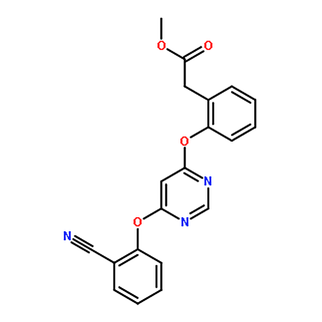 RHAWN Methyl 2-(2-((6-(2-cyanophenoxy)pyrimidin-4-yl)oxy)phenyl)acetate
