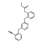 RHAWN Methyl 2-(2-((6-(2-cyanophenoxy)pyrimidin-4-yl)oxy)phenyl)acetate