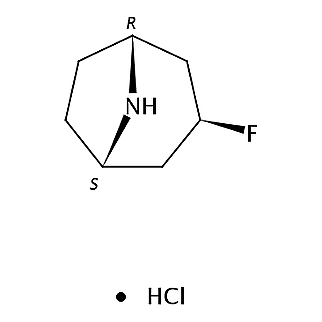 RHAWN exo-3-fluoro-8-azabicyclo[3.2.1]octane hydrochloride