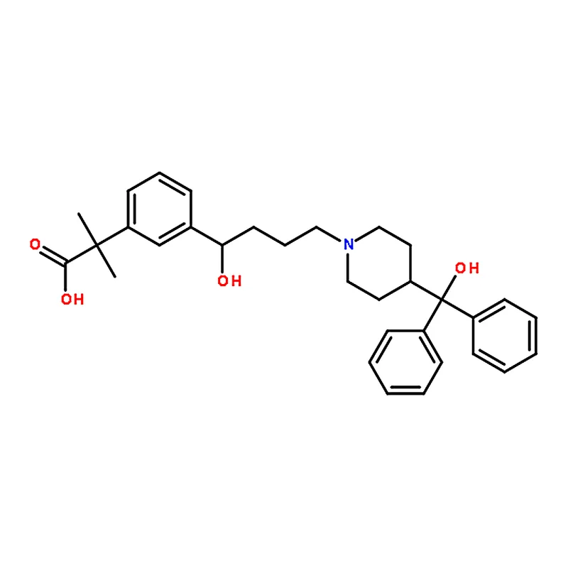 RHAWN 2-(3-(1-Hydroxy-4-(4-(hydroxydiphenylmethyl)piperidin-1-yl)butyl)phenyl)-2-methylpropanoic a