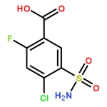 RHAWN 4-Chloro-2-fluoro-5-sulfamoylbenzoic acid