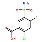 RHAWN 2-Chloro-4-fluoro-5-sulfamoylbenzoic acid