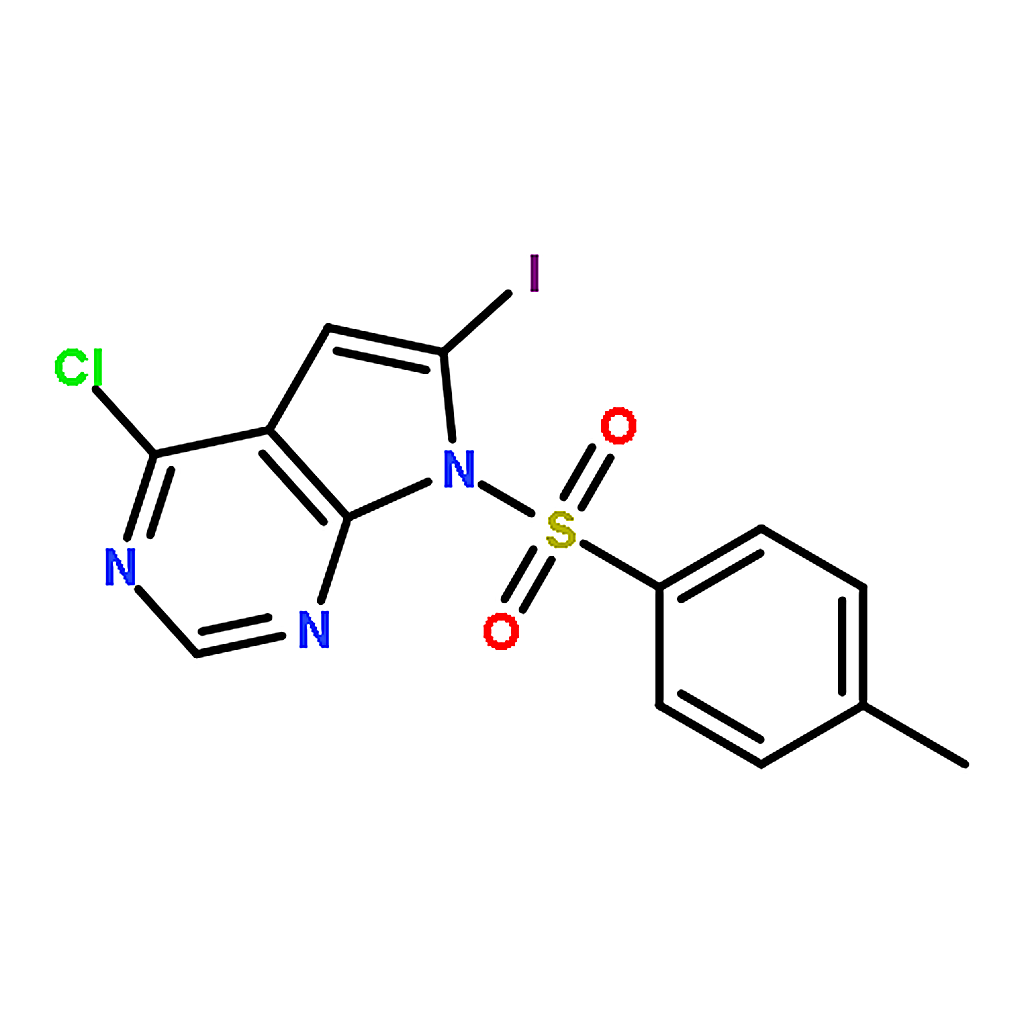RHAWN 4-Chloro-6-iodo-7-tosyl-7H-pyrrolo[2，3-d]pyrimidine