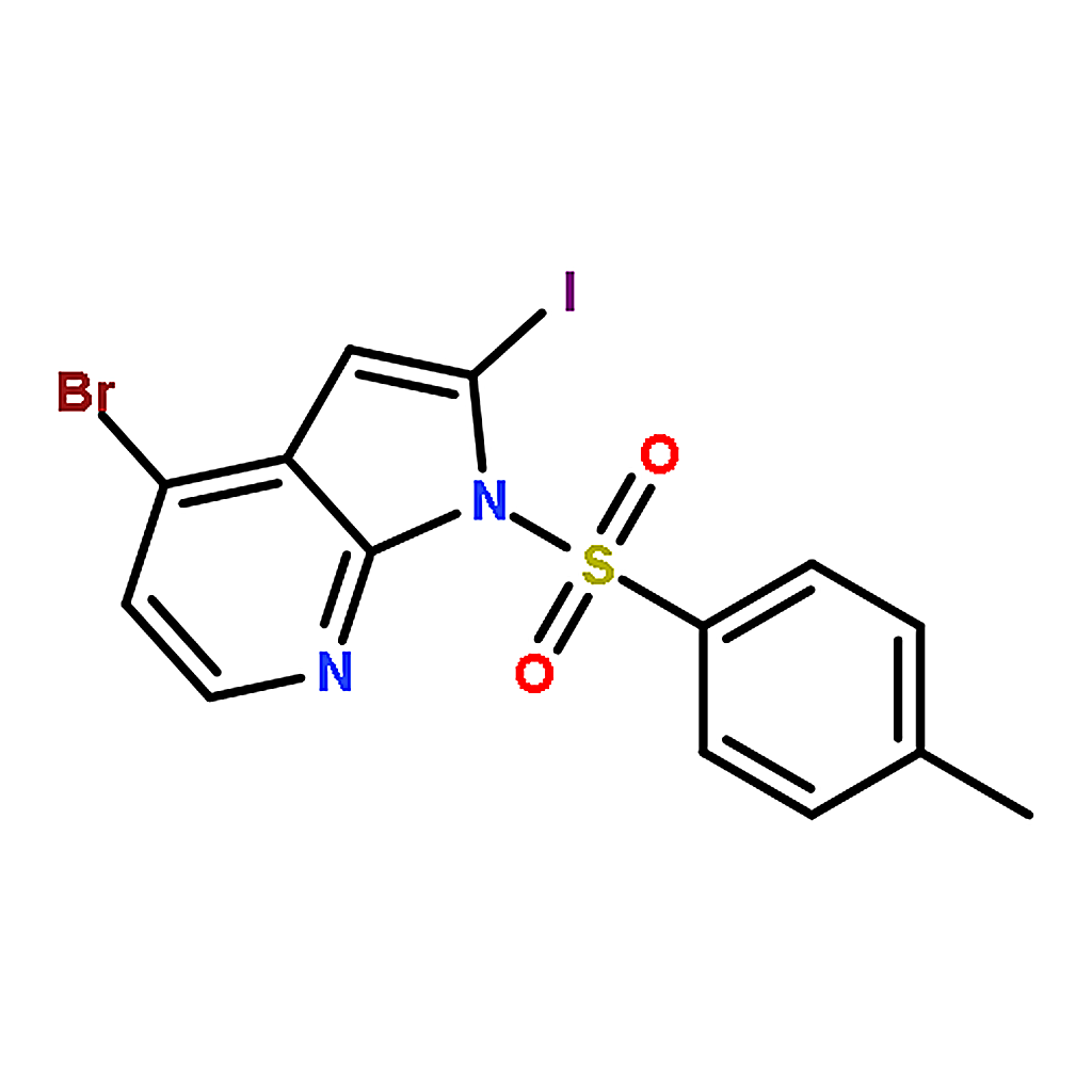 RHAWN 4-Bromo-2-iodo-1-tosyl-1H-pyrrolo[2，3-b]pyridine
