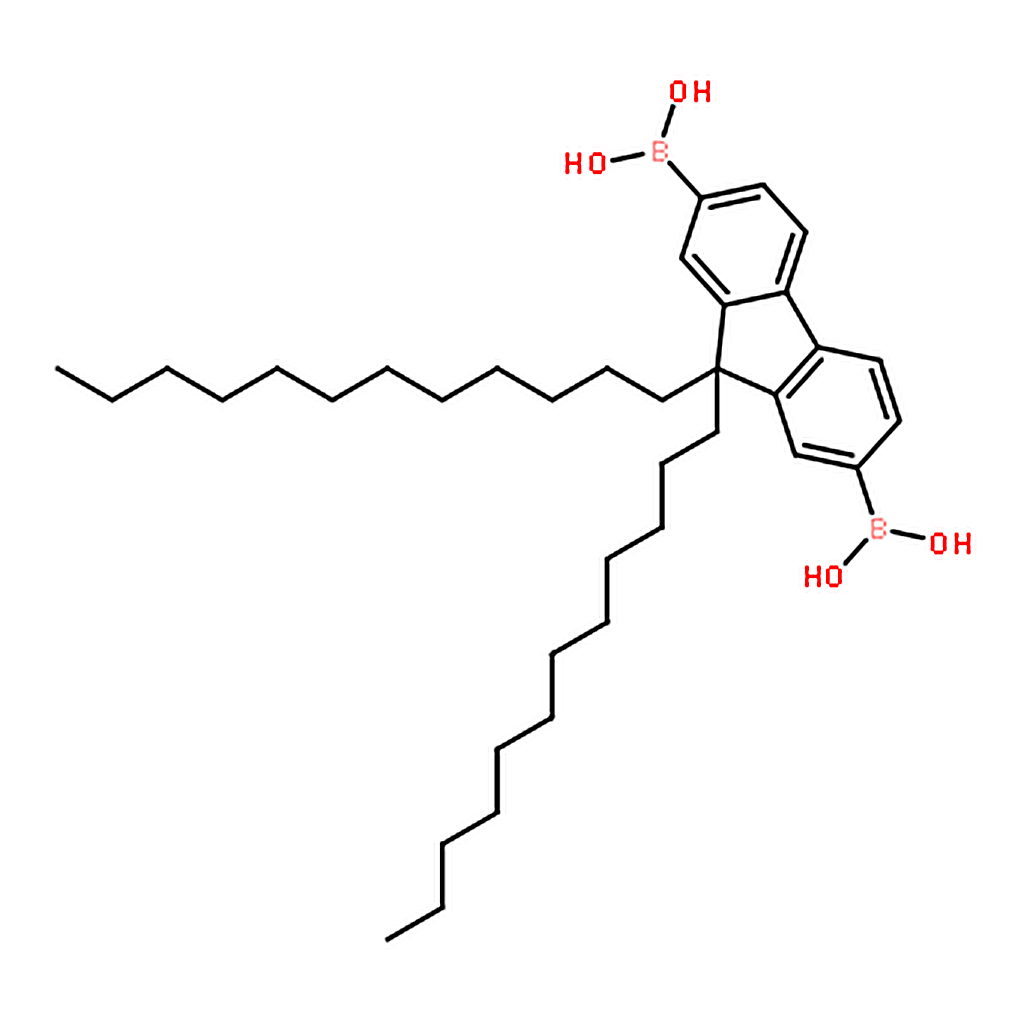 RHAWN 9 9-DIDODECYLFLUORENE-2 7-DIBORONIC ACID