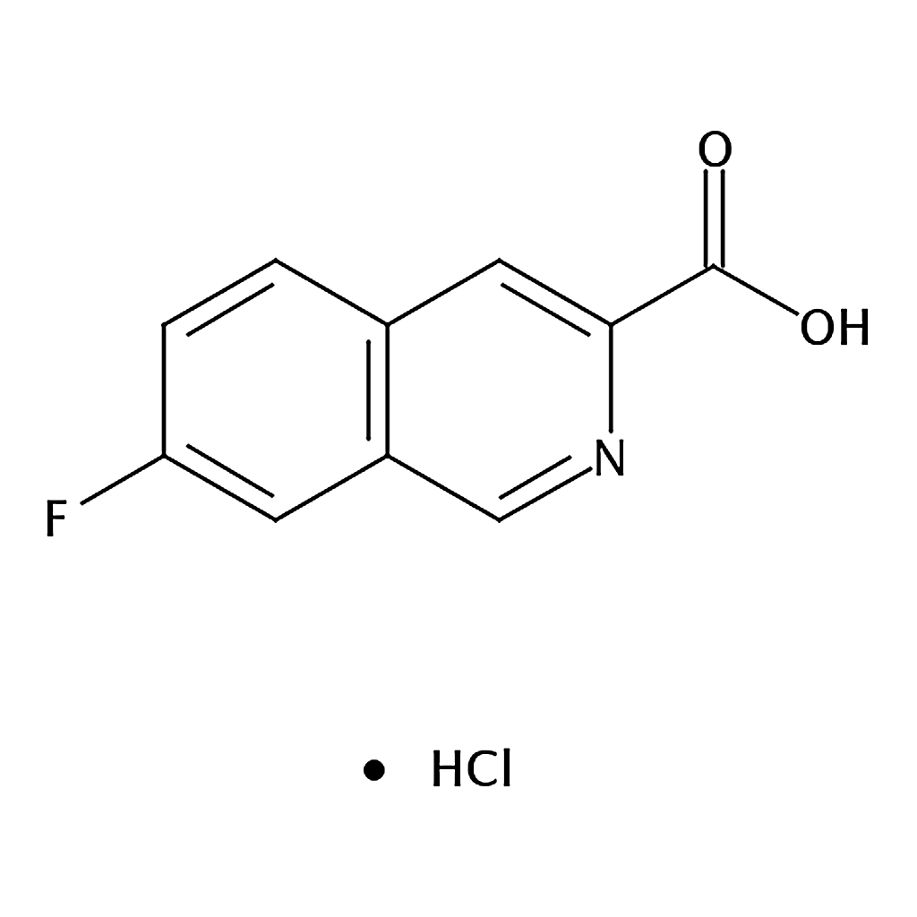 RHAWN 7-Fluoroisoquinoline-3-carboxylic acid hydrochloride
