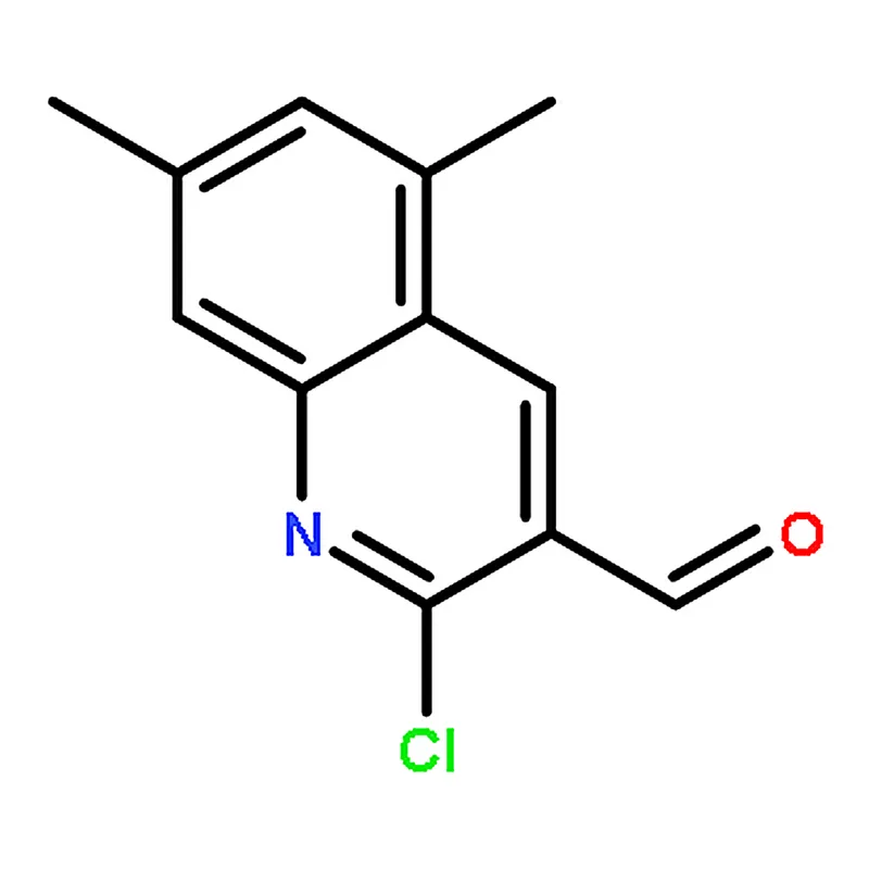RHAWN 2-Chloro-5,7-dimethylquinoline-3-carboxaldehyde