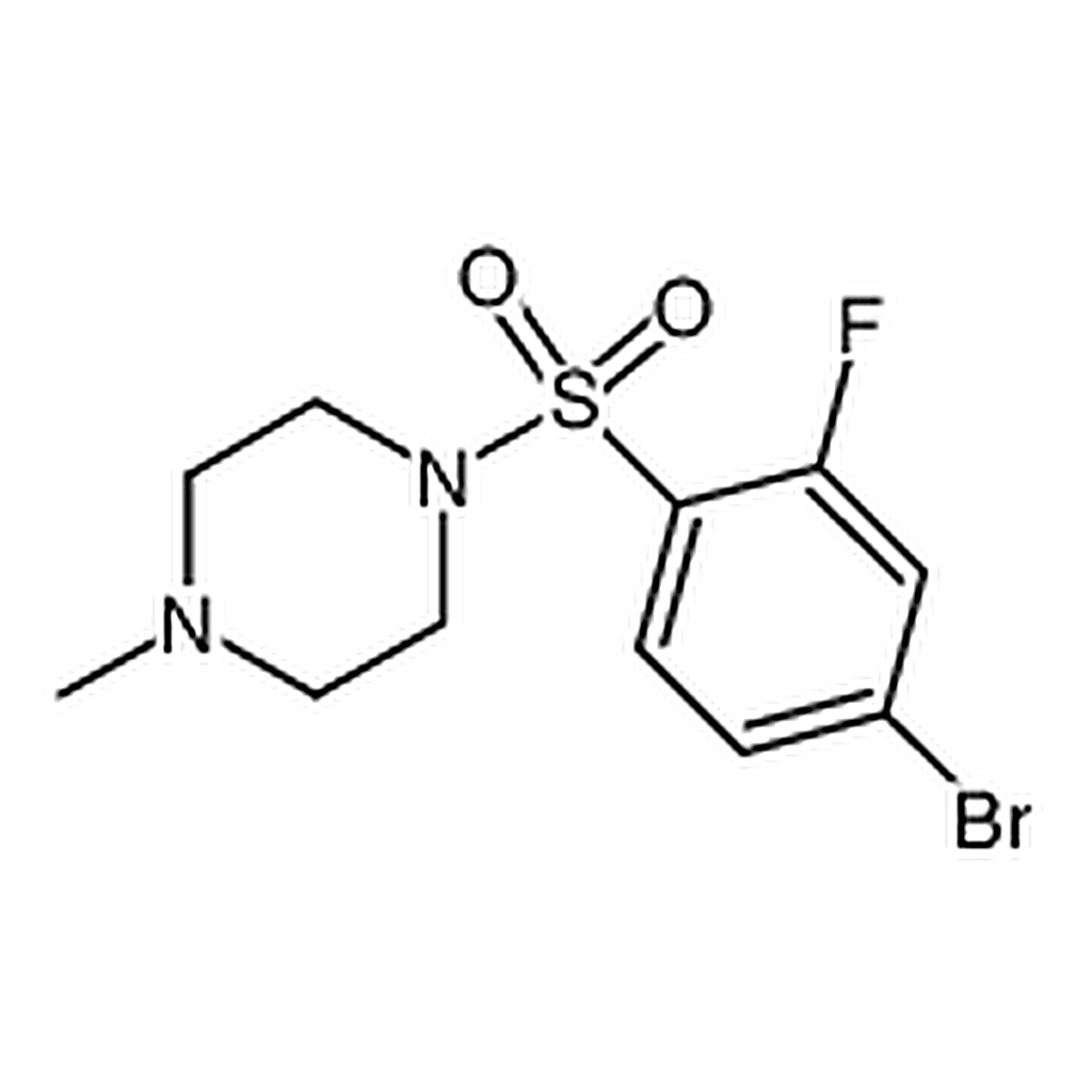 RHAWN 1-((4-broMo-2-fluorophenyl)sulfonyl)-4-Methylpiperazine