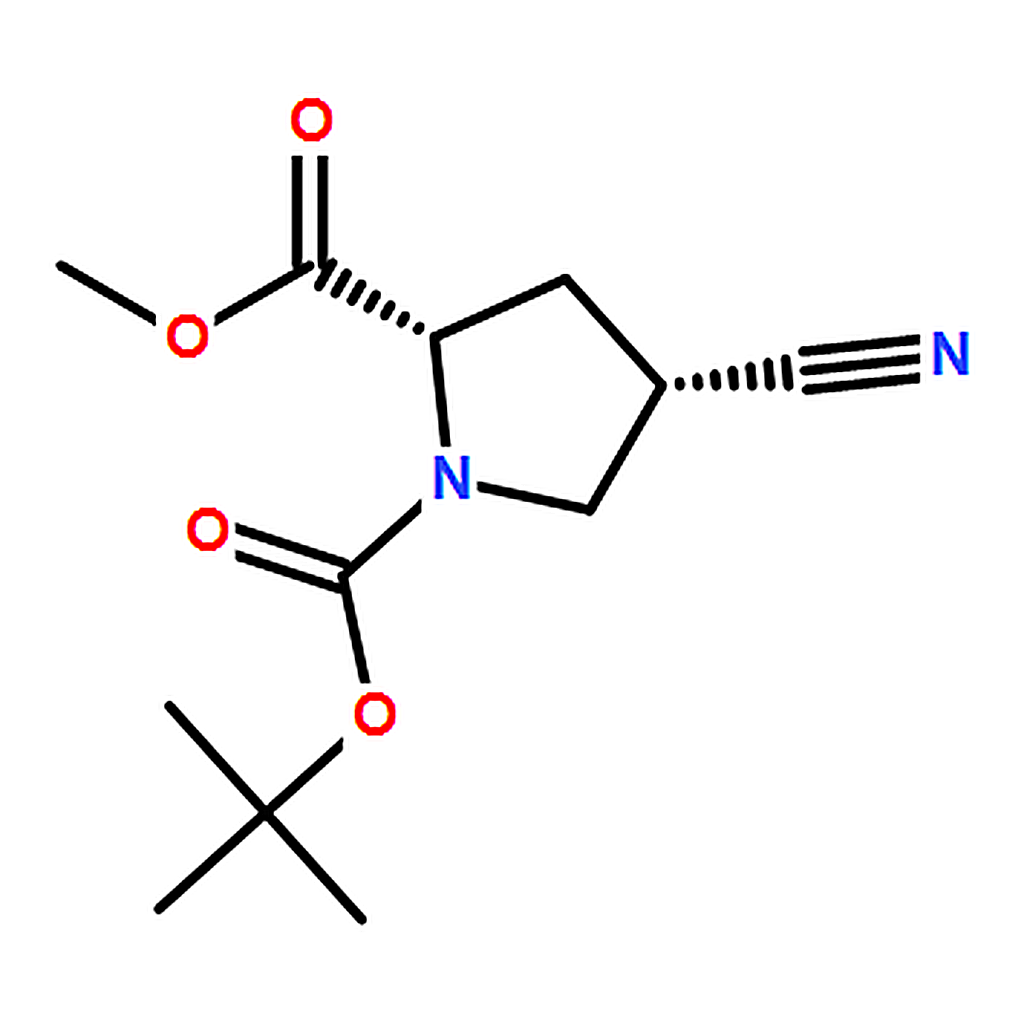 RHAWN (2S,4S)-1-tert-Butyl 2-methyl 4-cyanopyrrolidine-1,2-dicarboxylate