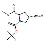 RHAWN (2S,4S)-1-tert-Butyl 2-methyl 4-cyanopyrrolidine-1,2-dicarboxylate