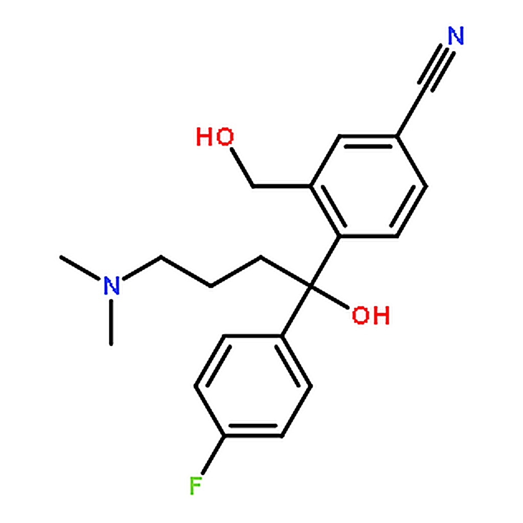 RHAWN (S)-4-(4-(Dimethylamino)-1-(4-fluorophenyl)-1-hydroxybutyl)-3-(hydroxymethyl)benzonitrile