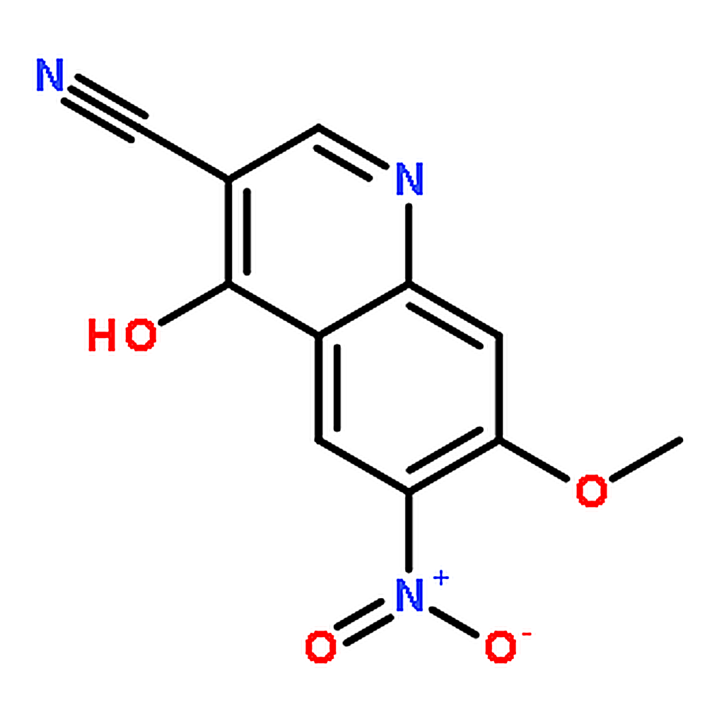RHAWN 4-Hydroxy-7-Methoxy-6-Nitroquinoline-3-Carbonitrile