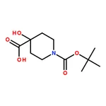 RHAWN 1-(tert-Butoxycarbonyl)-4-hydroxypiperidine-4-carboxylic acid