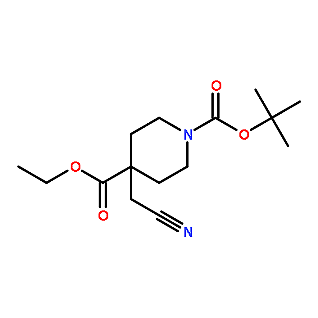 RHAWN 1-tert-Butyl 4-ethyl 4-(cyanomethyl)piperidine-1，4-dicarboxylate