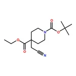 RHAWN 1-tert-Butyl 4-ethyl 4-(cyanomethyl)piperidine-1,4-dicarboxylate