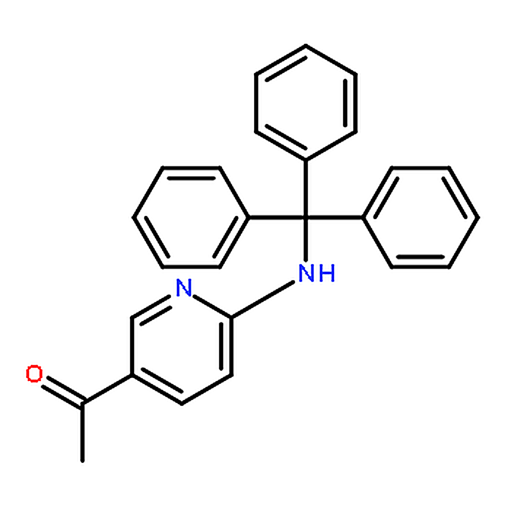 RHAWN 1-(6-(tritylamino)pyridin-3-yl)ethanone