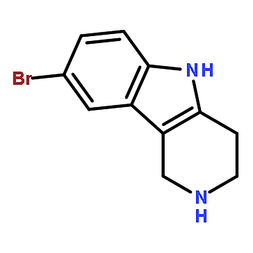 RHAWN 8-Bromo-2,3,4,5-tetrahydro-1H-pyrido[4,3-b]indole