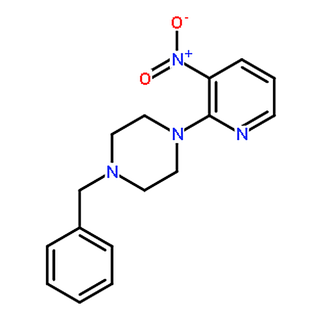 RHAWN 1-Benzyl-4-(3-nitropyridin-2-yl)piperazine