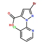 RHAWN 3-Bromo-1-(3-chloropyridin-2-yl)-1H-pyrazole-5-carboxylic acid