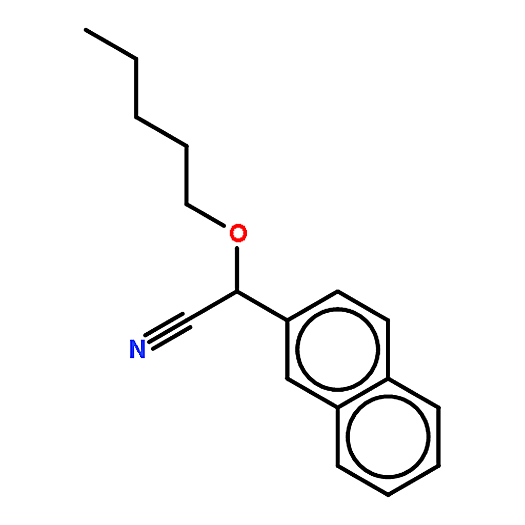 RHAWN 2-(2-Naphthyl)-2-pentyloxyethanenitrile